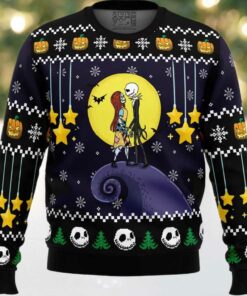 Romantic Nightmare The Nightmare Before Christmas Ugly Christmas Sweater