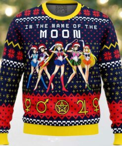 Sailor Moon In the Name of the Moon Ugly Christmas Sweater