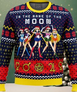 Sailor Moon In the Name of the Moon Ugly Christmas Sweater