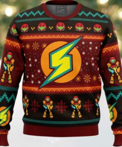 Samus Metroid Ugly Christmas Sweater