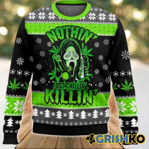 Scream Just Chilling Ugly Sweater