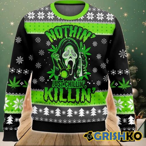 Scream Just Chilling Ugly Sweater