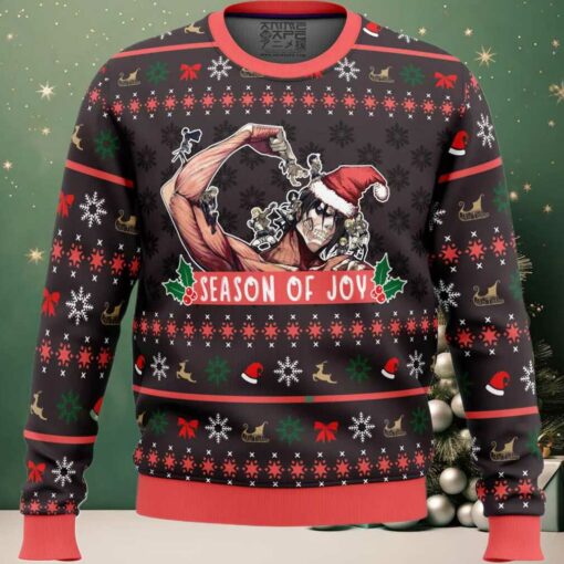Season of Joy Attack on Titan Ugly Christmas Sweater