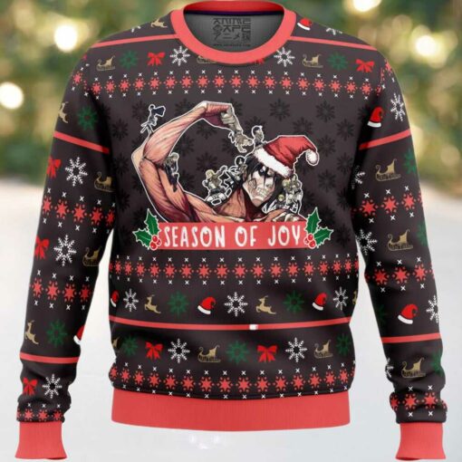Season of Joy Attack on Titan Ugly Christmas Sweater