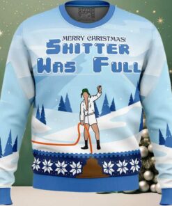 Shitter was Full National Lampoon’s Christmas Vacation Ugly Christmas Sweater