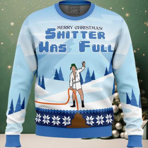 Shitter was Full National Lampoon’s Christmas Vacation Ugly Christmas Sweater