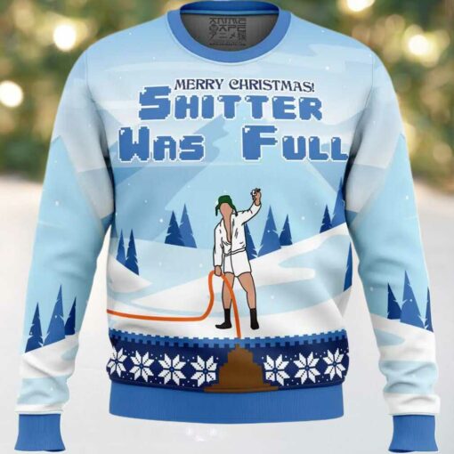 Shitter was Full National Lampoon’s Christmas Vacation Ugly Christmas Sweater