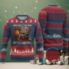 Santa Clause Riding Chicken Ugly Sweater