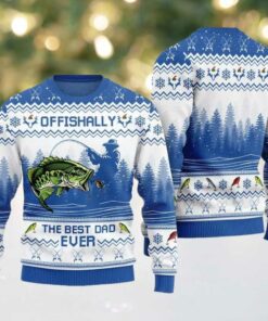The Best Dad Ever Ugly Sweater Christmas 2025