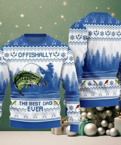 The Best Dad Ever Ugly Sweater Christmas 2025