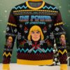 Rick and Morty Pickle Rick Ugly Christmas Sweater