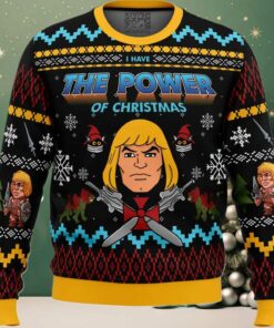 The Good Power of Christmas He Man Ugly Christmas Sweater