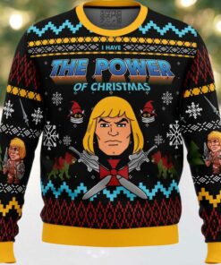 The Good Power of Christmas He Man Ugly Christmas Sweater