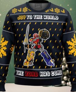 The Zord Has Come Power Rangers Ugly Christmas Sweater