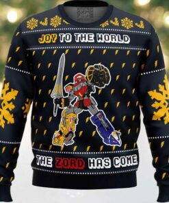 The Zord Has Come Power Rangers Ugly Christmas Sweater