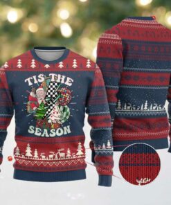 Tis The Season Groovy Christmas Ugly Sweater