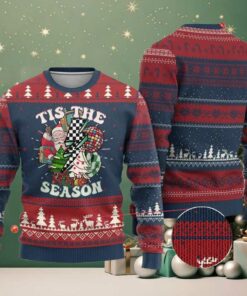 Tis The Season Groovy Christmas Ugly Sweater