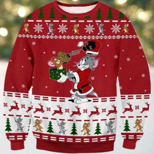 Tom & Jerry Christmas Ugly Sweater
