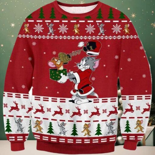Tom & Jerry Christmas Ugly Sweater