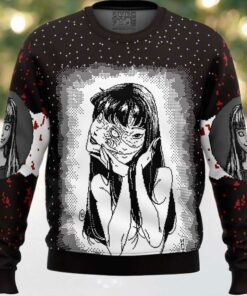 Tomie Junji Ito Ugly Christmas Sweater