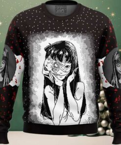 Tomie Junji Ito Ugly Christmas Sweater