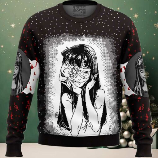 Tomie Junji Ito Ugly Christmas Sweater