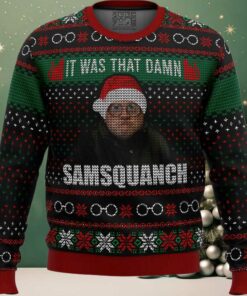 Trailer Park Boys Samsquanch Ugly Christmas Sweater