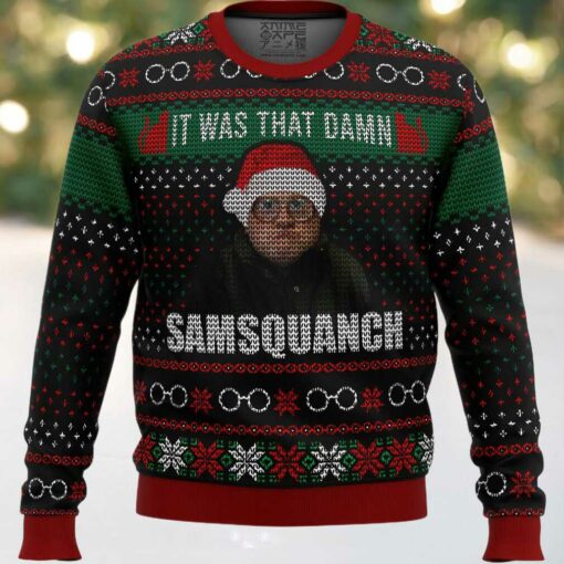 Trailer Park Boys Samsquanch Ugly Christmas Sweater