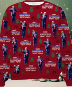 Trump Dancing Make America Great Again Ugly Sweater