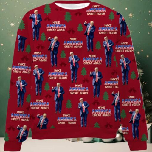 Trump Dancing Make America Great Again Ugly Sweater