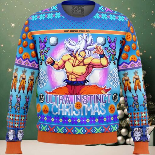 Ultra Instinct Goku Dragon Ball Z Ugly Christmas Sweater