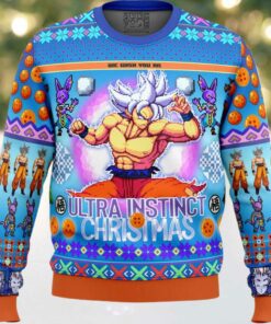 Ultra Instinct Goku Dragon Ball Z Ugly Christmas Sweater