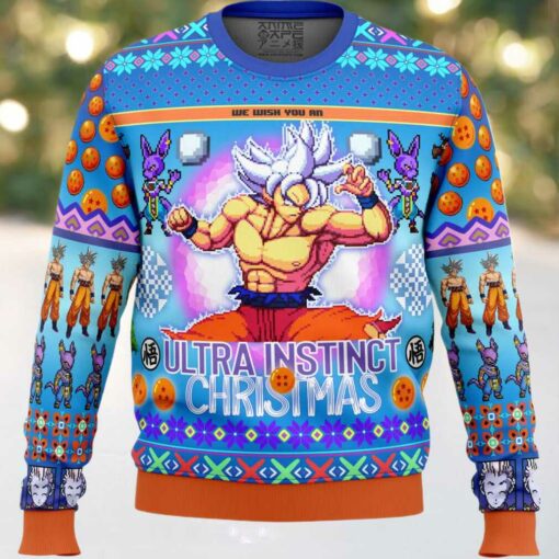 Ultra Instinct Goku Dragon Ball Z Ugly Christmas Sweater