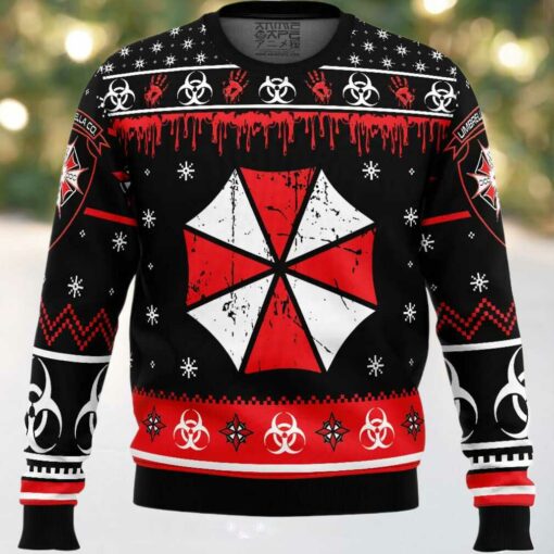 Umbrella Co. Resident Evil Ugly Christmas Sweater
