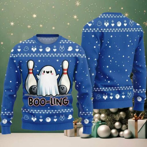Unique Bowling Halloween Ugly Sweater Christmas 2025