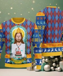Unique Jesus Birthday Boy Ugly Sweater Christmas 2025