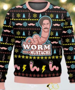 Vanderpump Rules Worm With A Mustache Funny James Kennedy Ugly Sweater
