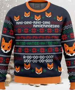 What does the Fox say_ Christmas Sweater