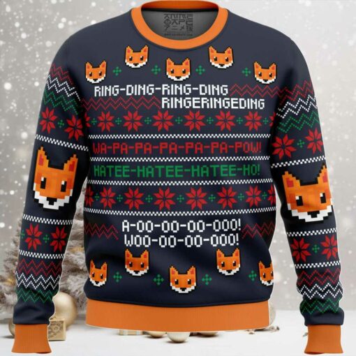 What does the Fox say_ Christmas Sweater
