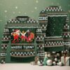 Santa Clause Riding Chicken Ugly Sweater
