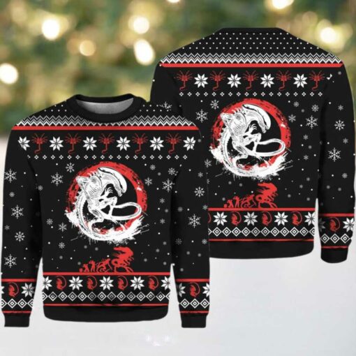 Xenomorph Alien Christmas Ugly Sweater