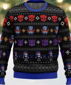 Xmas in Disguise Transformers Ugly Christmas Sweater
