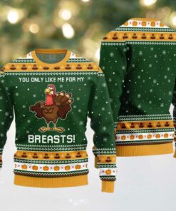 You Only Like Me For My Breasts Ugly Sweater Thanksgiving 2025