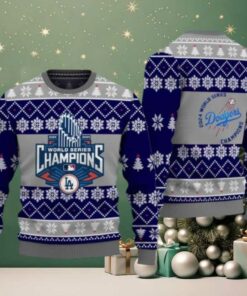 2024 La Dodgers World Series Champions Ugly Sweater