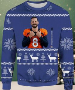 2025 Brandon Mcmanus Player Of The Week Denver Broncos Ugly Sweater