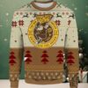 2025 Llama Christmas Light Ugly Christmas Sweater