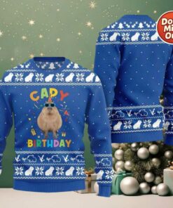 2025 Capy Birthday Ugly Christmas Sweater