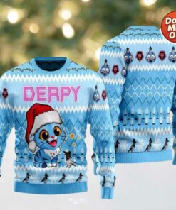2025 Christmas Derpy Tiger Ugly Christmas Sweater