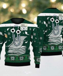 2025 Clippy Holiday Ugly Christmas Sweater