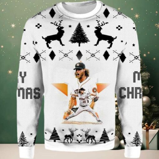 2025 Gerrit Cole Houston Astros Ugly Christmas Sweater
